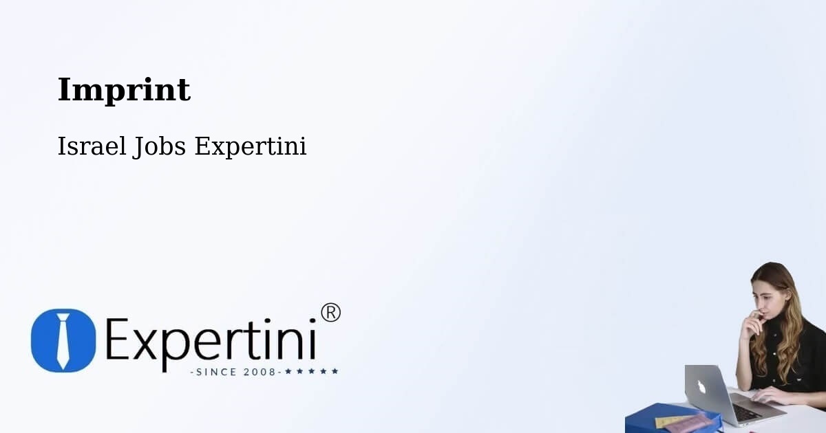 Imprint – Israel - Israel Jobs Expertini